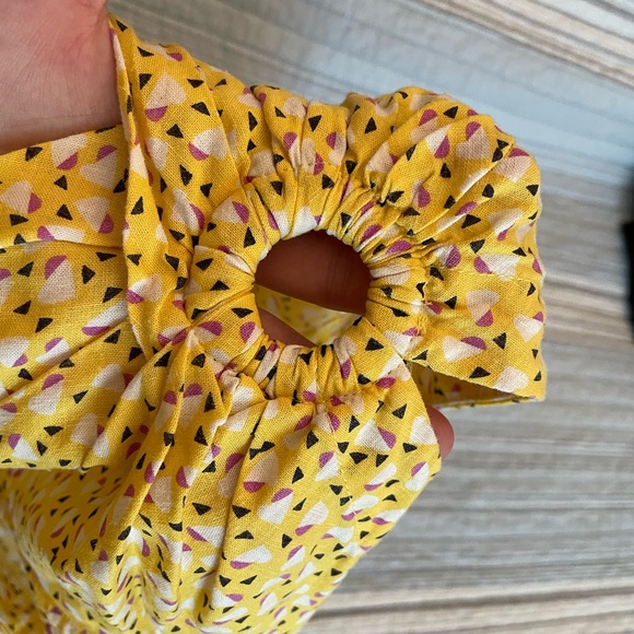 Free people Yellow Crop top, Smock Back Top - Picture 6 of 9